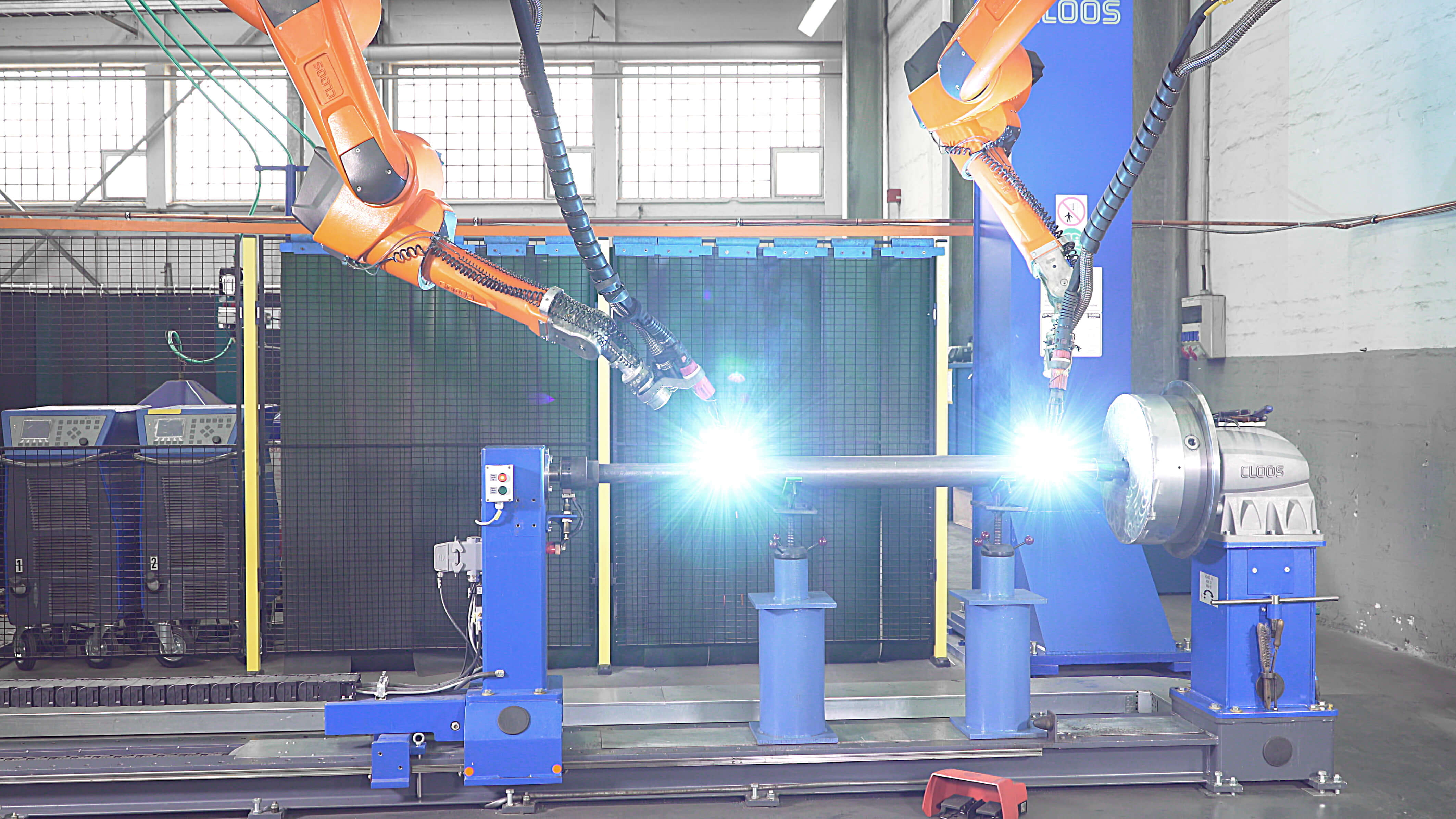 CLOOS robot welding system for efficiency and flexibility at Albert-Frankenthal